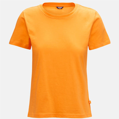 T-ShirtsTop Woman AMALIA T-Shirt Orange Saffron | K-Way Photo (jpg Rgb)
