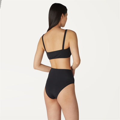 Bathing Suits Woman SOPHIA BEACH Bikini Black Pure | K-Way Dressed Front Double		