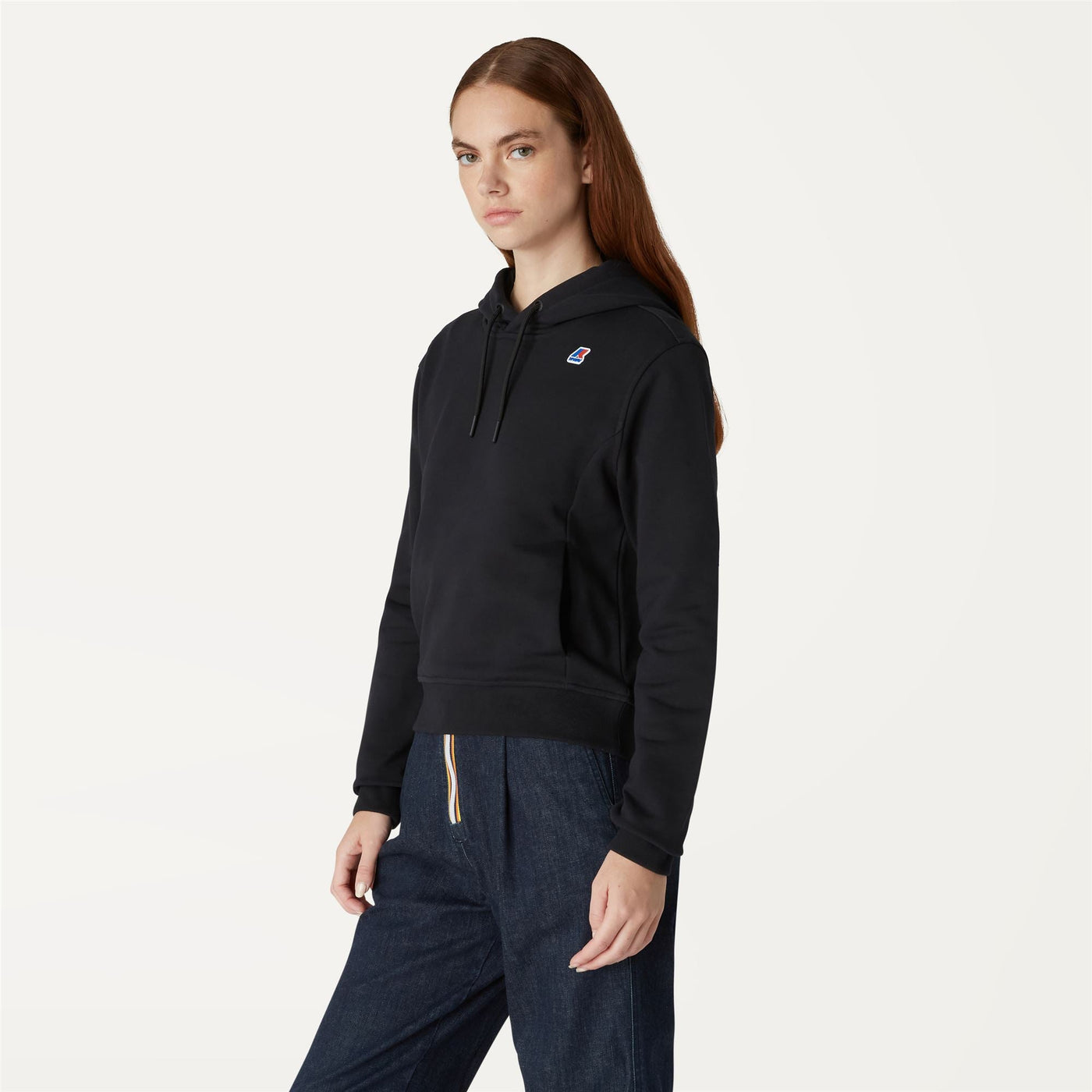 Fleece Woman ALINE Jacket Black Pure | K-Way Detail (jpg Rgb)			