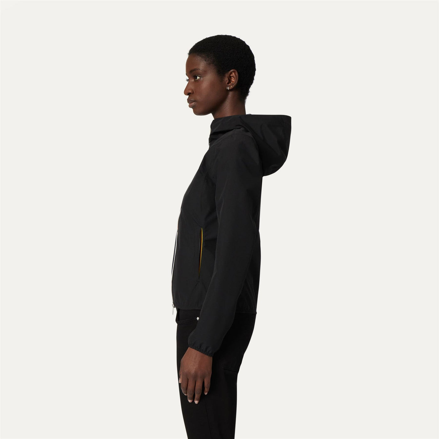 LIL STRETCH DOT - Jacket - Polyester - Woman - Black Pure