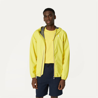 JACK STRETCH DOT - Jacket - Polyester - Man - Yellow Sunstruck