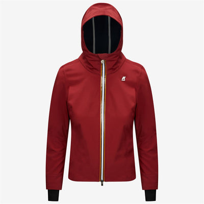 Lil Bonded - Polyester - Jackets - Short - Woman - Red Dk - Blue Depth
