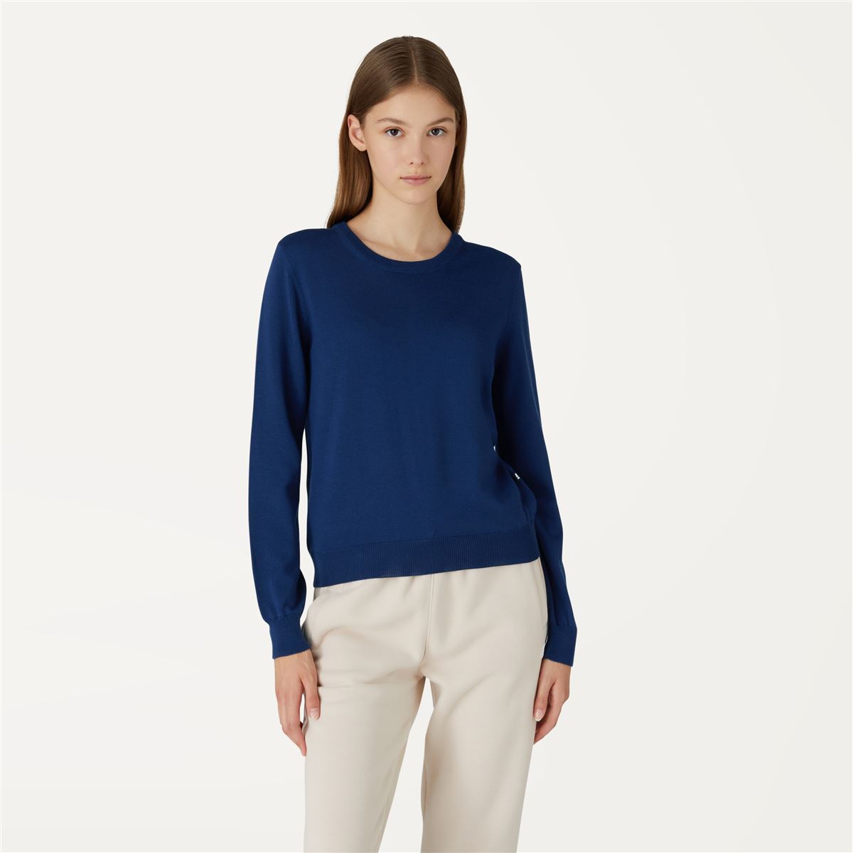 ABBI MERINO - Knitwear - Pull  Over - Woman - Blue