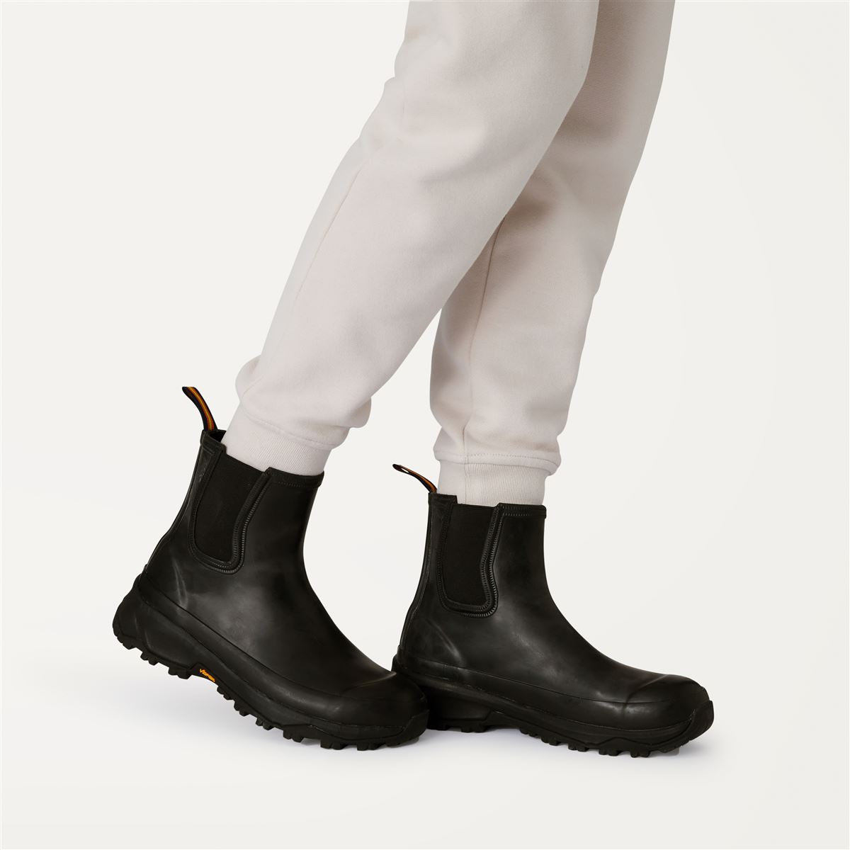 RAIMOND - Rubber Boots - Mid Cut - Unisex - Black Pure