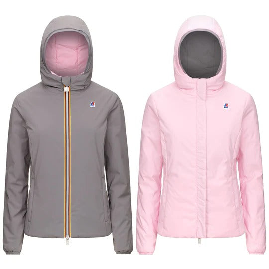 LILY WARM REVERSIBLE - Jackets - Short - Woman - Grey Pink